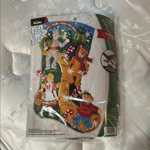 Bucilla Christmas In Oz Stocking Kit with Characters